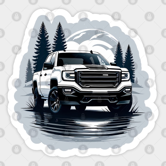 GMC Sierra Sticker by TaevasDesign